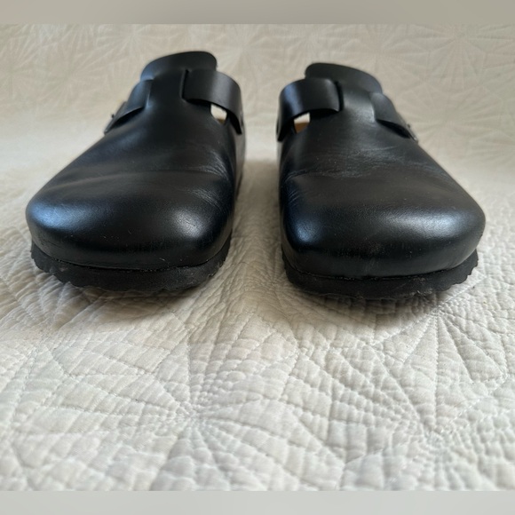 Birkenstock Clogs Men in Color Black Leather in EU size 43 - Picture 2 of 11